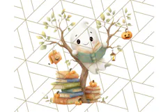 Halloween Witch House Clipart PNG with Potions and Brooms Product Image 3