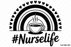 Nurselife Svg | Nurse Svg | Svg Cut Files Product Image 1