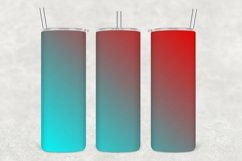 Ombre Gradient Tumbler Wrap Sublimation Product Image 1