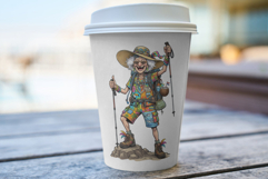 Whimsical Hiking Summer Grandma Clipart Product Image 5