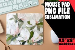 Whimsical Spring Garden Delight Mouse Pad Product Image 1