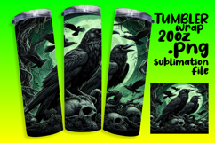 BOLD 20oz Sublimation Design , Horror Halloween Product Image 1