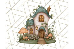 Whimsical Cottagecore Cottage PNG Clipart, Fairy House Png Product Image 3