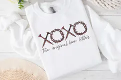 Xoxo The Original Love Letter Clipart | Sublimation Product Image 1
