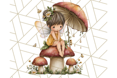 Fall Fairy Clipart PNG, Autumn Fairy People With Wings Product Image 3