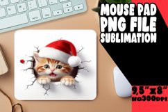 Festive 3D Wall Christmas Magic Mouse Pad Product Image 1