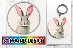 Vibrant Animal Sublimation Circle Design Product Image 1