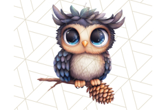 Whimsical Woodland Animals and Nature PNG, Forest Animals Product Image 3