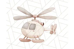 Kid’s Toy Clipart, Nursery Decor Png, Trucks, Rockets, Cars Product Image 3