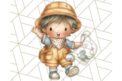 Cute Cartoon Dinosaur Clipart PNG, Prehistoric Animals PNG Product Image 3