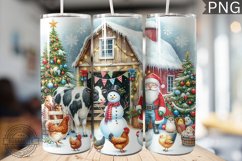 Farm Animals Tumbler Wrap - Christmas Tumbler Design Product Image 1