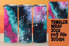DIY 20oz Tumbler Wrap File , Abstract Pattern Product Image 1