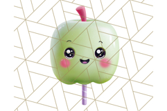 Kawaii Halloween Clipart Cute Kids and Candy Elements Png Product Image 3