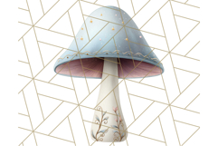 Mushroom Clipart, Realistic Forest Mushrooms PNG Product Image 3