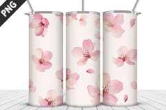 Flowers Tumbler Wrap | Sublimation Design | Tumble PNG Product Image 4