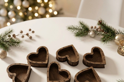 Heart-Shaped Wooden Gift Box Template for Laser Cutting Product Image 3