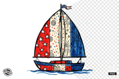 4th of July Undersea Life Clipart Product Image 1