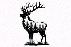 Deer Svg Design | Forest Svg | Svg Cut File Product Image 1