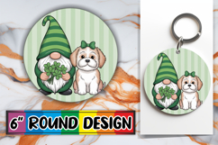 Bright Ornaments Round Sublimation, St Patricks Product Image 1