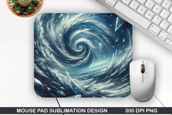 Mouse Pad Sublimation, Christmas Mouse Pad PNG Design Product Image 1