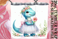 Joyful Moments 20oz tumbler wrap, Dino Product Image 1