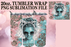 Joyful vibes 20oz tumbler wrap, Woman Product Image 1