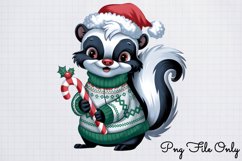 Woodland Christmas Watercolor Clipart PNG Product Image 1