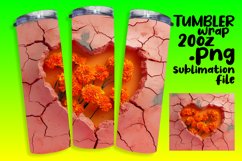 3D Love Blossoms on Tumbler Product Image 1