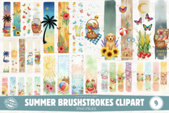 Summer Brushstrokes Clipart Product Image 1