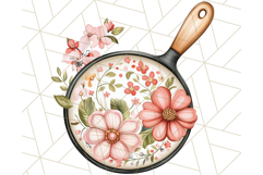 Cottagecore Kitchen Clipart, Vintage Country Floral Kitchen Product Image 3