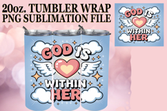 RADIANT ESCAPES 20oz TUMBLER WRAP, Christian Product Image 1