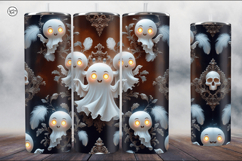 4 Halloween Tumbler Wrap Sublimations, 20 oz Product Image 2
