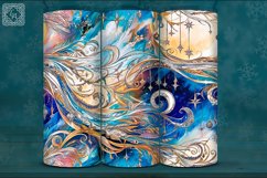 4 Christmas Seamless Tumbler Wrap 20 oz Product Image 3