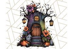 Enchanted Graveyard Halloween PNG Clipart Product Image 3