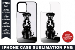 Dog iPhone Case Sublimation PNG | Sublimation Product Image 1