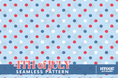 America 4th July Coquette Polka Dot Seamless Pattern Bundle Product Image 10