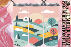 BREATHTAKING SUNSETS 20oz TUMBLER WRAP, Spring Product Image 1