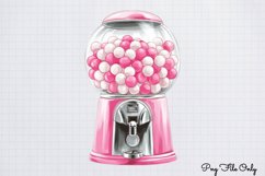 Retro Valentine Day Clipart PNG Product Image 1