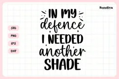 Makeup Bag Quotes for Cosmetic Pouch | In My Defence Product Image 3