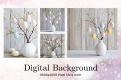 Easter Egg Background Backdrop Wallpaper Wall Art Product Image 1