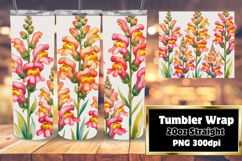 Dynamic 20oz Tumbler Design , Flowers Product Image 1