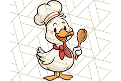 Goose Occupation Clipart PNG, Cute Job-Themed Graphics Product Image 3