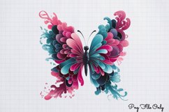 Smoke Butterflies Clipart PNG Product Image 1