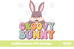 Easter Bunny Sublimation DTF Chick Farm Hip Hop Spring Joy Product Image 1