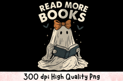Read more books Clipart Sublimation PNG | Halloween Png Product Image 1