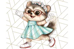Sock Hop Animal Dance Party PNG Clipart, Cute Retro 1950s Product Image 3