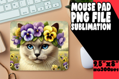 ENCHANTED desk pad Sublimation Style, Cute Cat Product Image 1