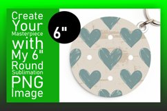 Trendy Circle Design for Keychains , Heart Product Image 1