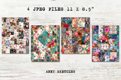 Fuzzy Cuts Collage Junk Journal Pages Printable Product Image 2