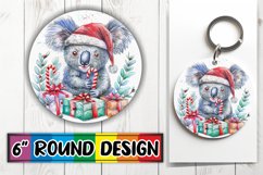 PNG Round Design for Christmas Sublimation Product Image 1